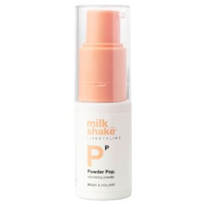 milk shake, lifestyling powder pop, senza parabeni, polvere per styling capelli, volume, forte, 5 g