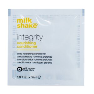milk shake, integrity, senza parabeni, balsamo per capelli, condizionare e nutrire, 10 ml