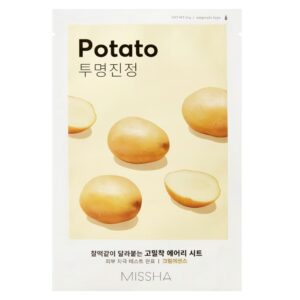 missha, airy fit potato, maschera per il viso, per il viso, 19 g