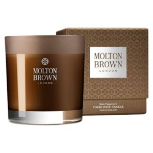 molton brown, black peppercorn, candela profumata, 480 g