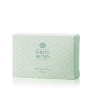 molton brown, milk & oat, saponetta, 75 g