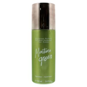 montana, montana green, spray deodorante, per uomini, 150 ml