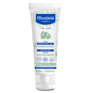 mustela, cradle cap, avocado, anti milk scales, crema per trattamento locale, per il cuoio capelluto, 400 ml