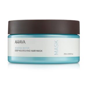 ahava, dead sea, trattamento con crema per capelli, nutriente, 250 ml
