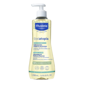 mustela, stelatopia, calmante, olio detergente, 500 ml