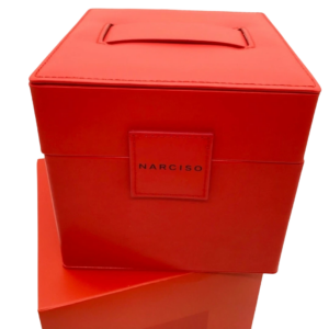 narciso rodriguez, narciso rodriguez, jewelry box, red