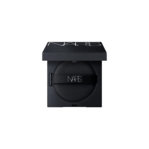 nars, natural radiant longwear cushion, custodia compatta in plastica vuota per fondotinta in polvere, nero