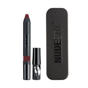 nudestix, intense matte, matita labbra & fard 2 in 1, corvo, 2.5 g