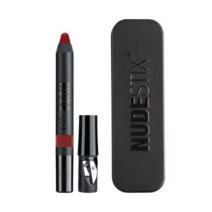 nudestix, intense matte, matita labbra & fard 2 in 1, reale, 2.5 g
