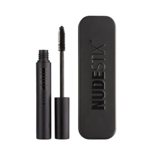 nudestix, nudestix, allungamento e ispessimento, mascara, nero, 8 g