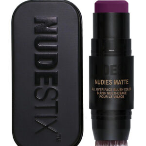 nudestix, nudies all over, opaco, stick per blush, moodie blu, 8 g
