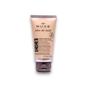 nuxe, reve de miel cica, vegano, idratante, crema per le mani, 50 ml