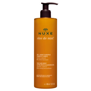 nuxe, reve de miel ultra rich, gel detergente, per il viso, 400 ml
