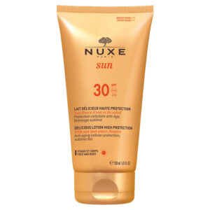 nuxe, sun delicious, protezione solare, lozione solare, spf 30, 150 ml