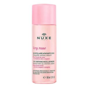 nuxe, very rose, pulizia, acqua micellare, per pelli sensibili, 100 ml