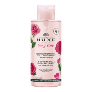 nuxe, very rose, pulizia, acqua micellare, per tutti i tipi di pelle, 750 ml