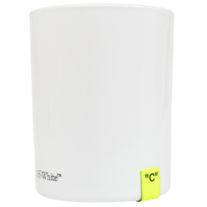 off white, 'c' electric star, candela profumata, 200 g
