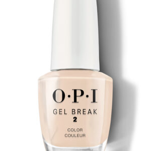 opi, gel break color, smalto per unghie, nt r05, appena beige, 15 ml