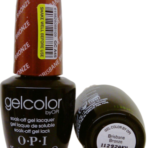 opi, gel color, smalto semipermanente, gc a45, bronzo di brisbane, 15 ml
