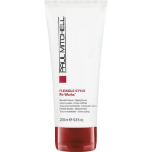 paul mitchell, flexible style re works, senza parabeni, crema per lo styling dei capelli, 200 ml