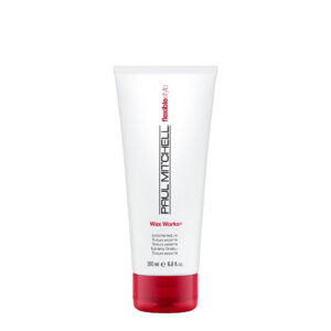 paul mitchell, flexible style wax works, senza parabeni, gel per styling capelli, per definizione e texture, 200 ml