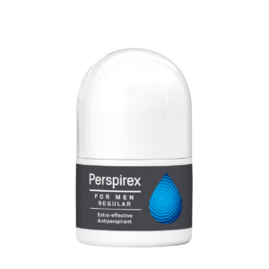 perspirex, men regular, antitraspirante, deodorante roll on, per uomini, 20 ml