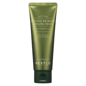 pestelo, spicule re born peeling mask, esfoliazione, maschera in polvere, per il viso, 120 g