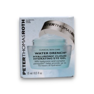 peter thomas roth, water drench, acido ialuronico, rafforzamento, notte, gel per gli occhi, 15 ml