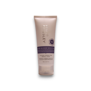 philip kingsley, pure blonde booster, maschera crema trattamento capelli, idratante e chiarificante, settimanalmente, 75 ml