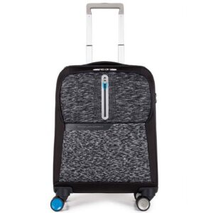 piquadro, bagmotic, tessuto sintetico, borsa in tessuto, carrello, nero, unisex, 68 x 45 x 28 cm