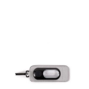 piquadro, wearable, portachiavi in pelle, ac562ors/gr, grigio