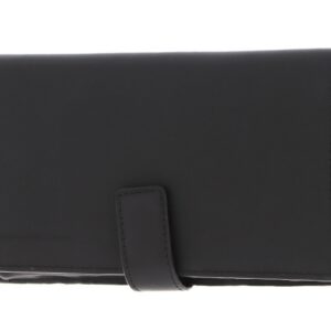 piquadro, piquadro, portafoglio in pelle, porta telefono, 42023100, nero, per uomini
