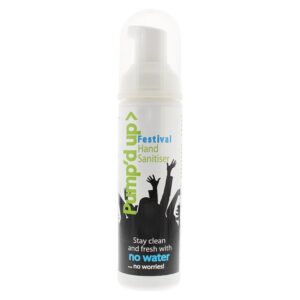 pump'd up, festival, pulizia, gel per le mani, 70 ml