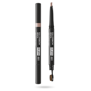 pupa, full, senza parabeni, definitore, doppia estremità, crema per sopracciglia matita & spazzola 2 in 1, 001, bionda, 0.2 g *tester