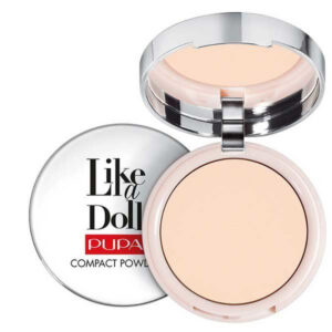 pupa, like a doll, senza parabeni, trasparente, cipria compatta, 01, beige chiaro, 9 g *tester