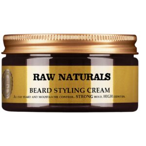 raw naturals, beard styling, crema per la barba, ammorbidimento, 100 ml