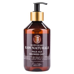 raw naturals, pale ale, 100% vegano, refreshing and masculine, pulizia, gel doccia, corpo e capelli, tutti i tipi di pelle, 300 ml