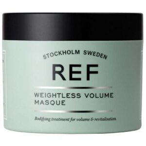 ref stockholm, weightless volume, vegano, maschera crema trattamento capelli, volumizzante, 250 ml