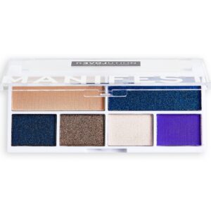 relove by revolution, colour play, palette di ombretti, manifesto, 6 sfumature, 0.65 g