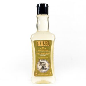 reuzel, reuzel, olio di tea tree, shampoo per capelli, balsamo & gel doccia 3 in 1, idratante, 350 ml
