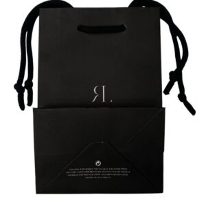 revitalash, revitalash, shopping, borsa per la spesa in cartone, carta, nero, piccolo