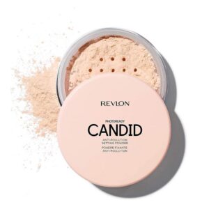 revlon, photoready candid, antinquinamento, cipria fissante libera, 001, 15 g