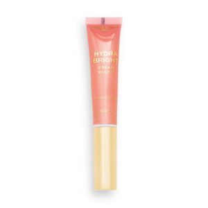 revolution pro, hydra bright, blush liquido, pesca, 12 ml