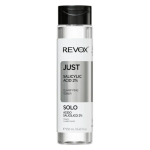 revox b77, just, acido salicilico, chiarimento, tonico detergente, 250 ml