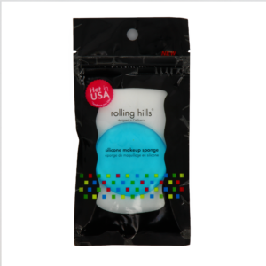 rolling hills, rolling hills, silicone, spugna per trucco, blu
