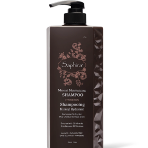 saphira, mineral, shampoo per capelli, per idratare, 1000 ml
