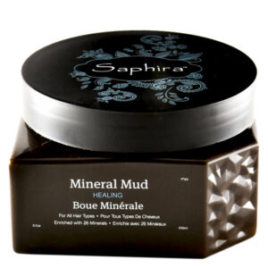 saphira, mineral mud, maschera crema trattamento capelli, per brillare, 250 ml