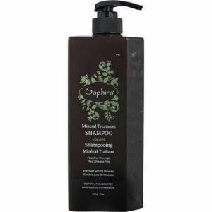 saphira, mineral treatment, shampoo trattamento capelli, per il volume, per capelli fini o sottili, 1000 ml