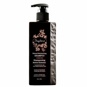 saphira, mineral, shampoo per capelli, per idratare, 250 ml