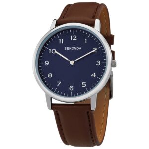 sekonda, sekonda, orologio al quarzo con cinturino in pelle, 1347,84, per uomini